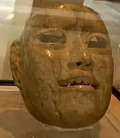 Olmec jade mask