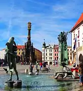 Square with Holy Trinity Column