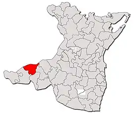 Location in Constanța County
