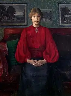 The Artist's Wife, Kristine Laache (1899)