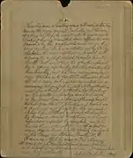 Reverse of c. 1905 portrait