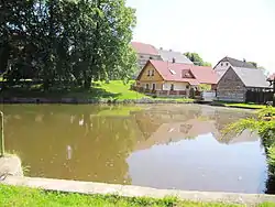 A pond in the centre of Onomyšl