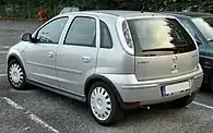 Opel Corsa five-door (2003–2006)