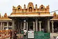 Open mantapa with sala roofs in the Nanjundeshwara Temple, Nanjangud
