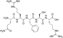Chemical structure of Opiorphin.
