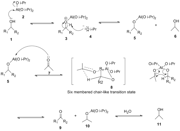 Oppenauer oxidation mechanism