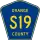 County Road S19 marker