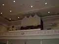 Tracker organ in the balcony of the church
