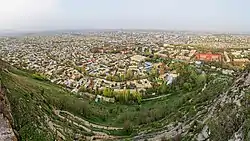 View of Osh on Sulayman Mountain