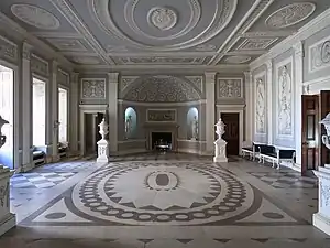 The Hall (Osterley Park), 1767, by Robert Adam