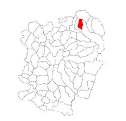 Location in Caraș-Severin County