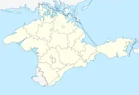 Utjos (Utes, Sotka, Object 100) is located in Crimea