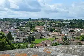 A general view of Chalus