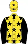 Yellow, black stars and sleeves