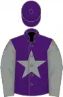 Purple, grey star and sleeves