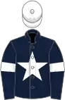 Dark blue, white star, armlets and cap