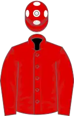 Red, red cap, white spots