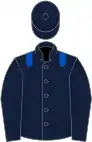 Dark blue, royal blue epaulets