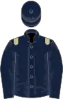 Dark blue, beige epaulets