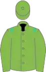 Light green, emerald green epaulets