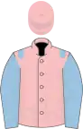 Pink, light blue epaulets and sleeves