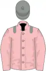 Pink, grey epaulets and cap