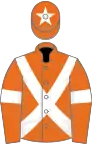 Orange, white cross-belts, armlets and star on cap