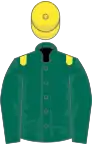 Dark green, yellow epaulets, yellow cap