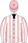 Pink and white stripes, pink cap