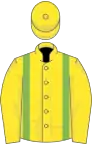 Yellow, light green braces