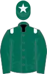 Dark green, white epaulets and star on cap
