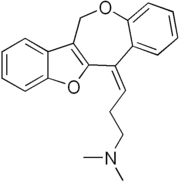 Skeletal formula of oxetorone