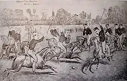 Drawing of the 1878 Varsity Match