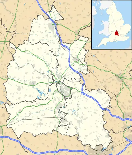 Buckland is located in Oxfordshire