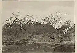 Oxus Valley near Sarhad, with range towards Great Pamir by Aurel Stein