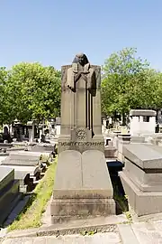 Grave of Lang-Verte, Père-Lachaise Cemetery, unknown architect, c.1920s