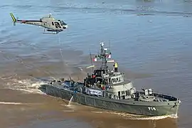 River patrol boat Penedo.
