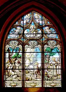 "Stained glas of the Three Saints" (1889)