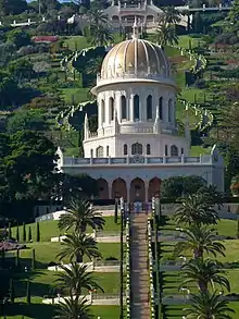 Image 55Shrine of the Báb, built between 1949 and 1953, is an example of the architecture in Israel (from Culture of Israel)