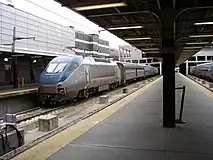 Bombardier/Alstom HHP-8 #655 at Boston South Station in 2007.