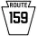 Pennsylvania Route 159 marker