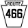 Pennsylvania Route 466 marker