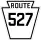 Pennsylvania Route 527 marker