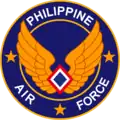 The original club crest, which is also the official Philippine Air Force insignia, still used in actual player kits