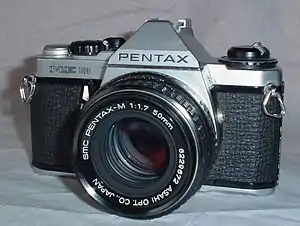 Pentax ME Super with SMC Pentax-M 50/1.7 lens