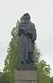 The statue of Adam Mickiewicz