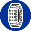 C-18 "mandatory usage of snow chains"