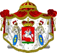 Czartoryski coat of arms used in 1785