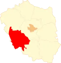 Location of Gmina Malanów