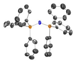 thermal ellipsoid model the bis(triphenylphosphine)iminium cation